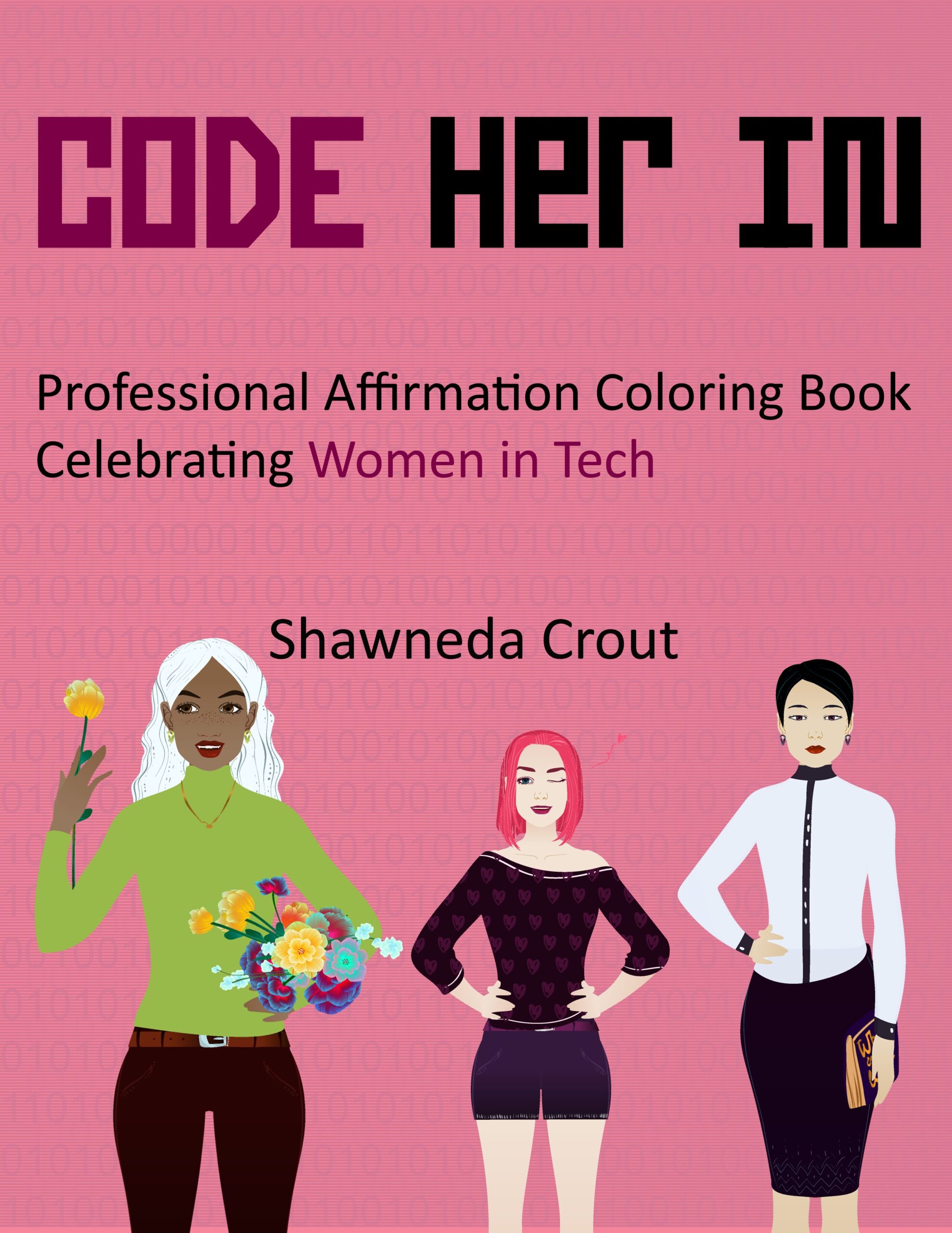 Front cover of Coder Her In Coloring Book